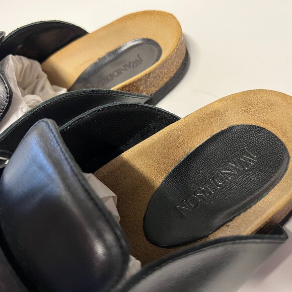 JW Anderson Black Leather Mules - Size 39 - Picture 9 of 12